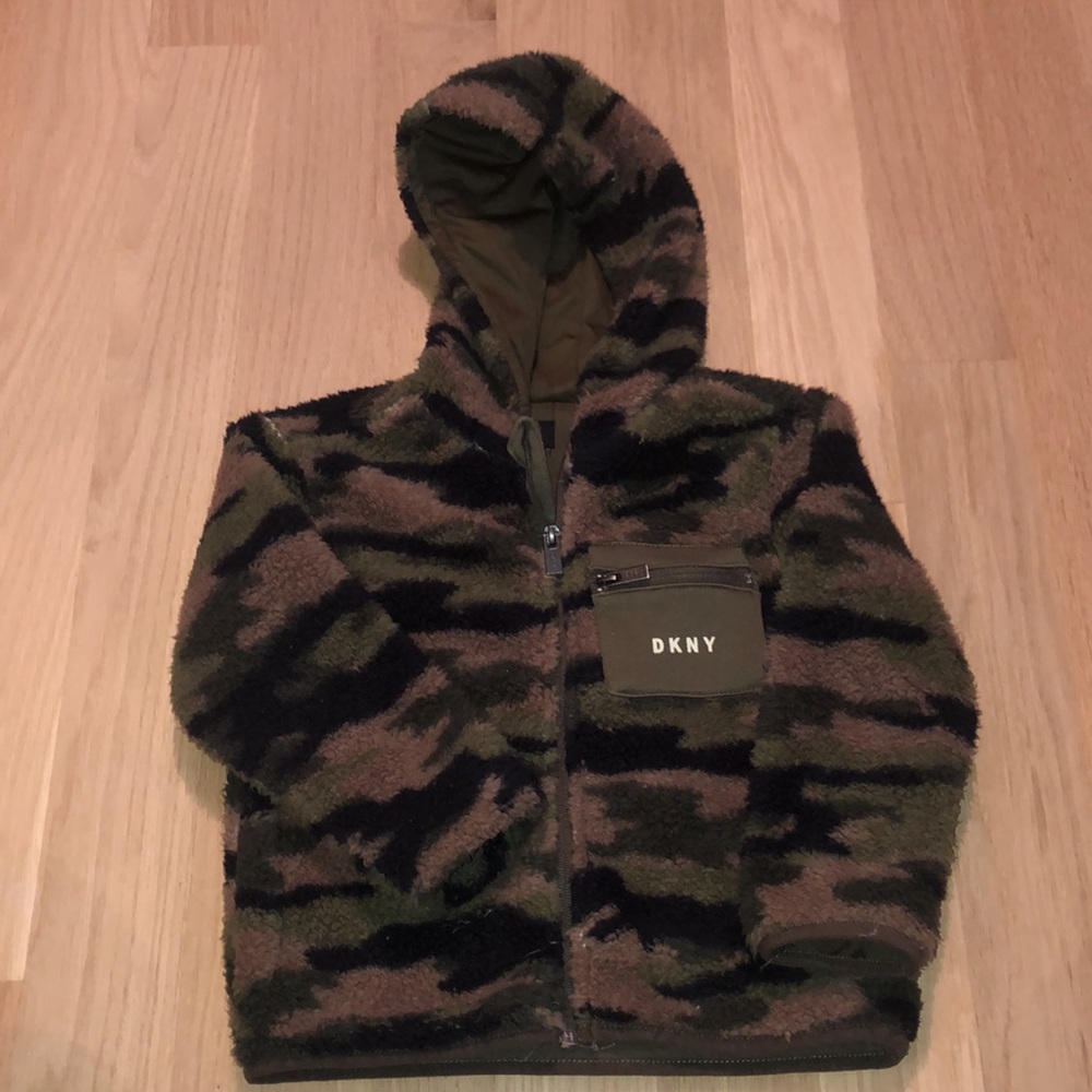 DKNY toddler Sherpa jacket